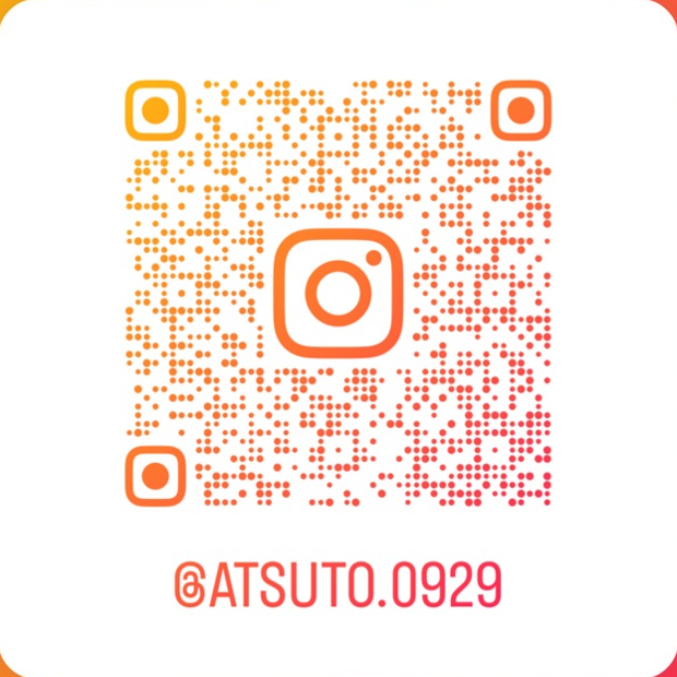 加藤温人 個人InstagramのQRコード