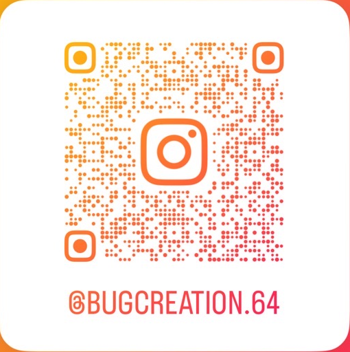 Bugcreation InstagramのQRコード